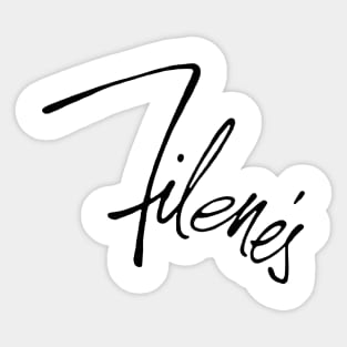 Filene's Department Store Sticker